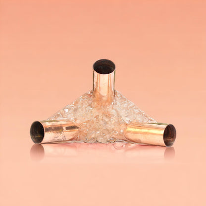 16 MM Giza Copper Orgonite Meditation Pyramid Connector kit (Without Main Pipe)