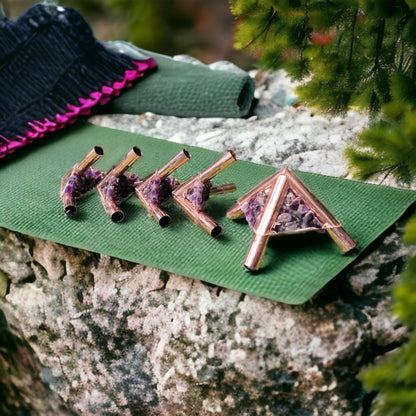 16 MM Giza Copper Orgonite Meditation Pyramid Connector kit (Without Main Pipe)